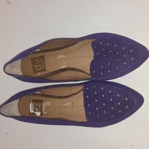 DV by Dolce Vita Purple Suede Lake Flats Size 10